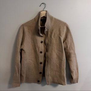 Vintage Wool Cashmere Lands’ End Cardigan Size L